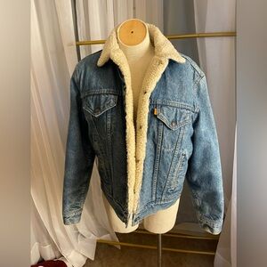 Levi's Denim Jacket with Cream Sherpa Lining